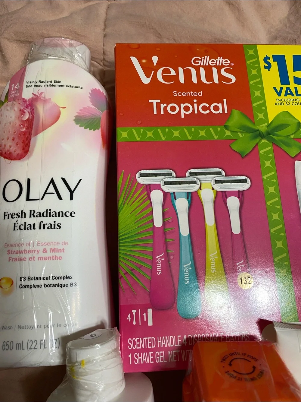 Huge bundle of brand new body care hygiene products. Top brands free gifts